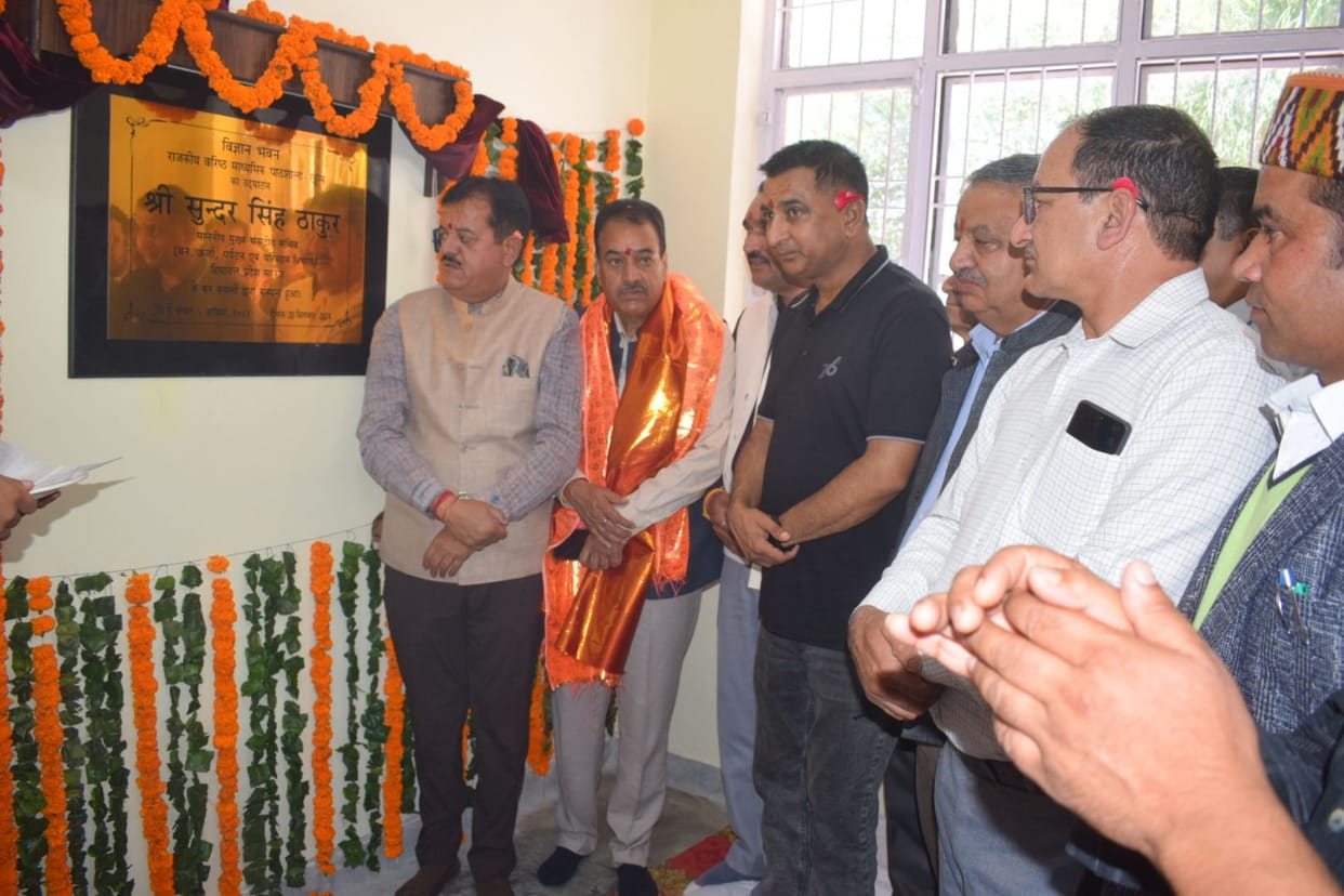 Inauguration of Science Laboratory in Khun School, Ani, Kullu