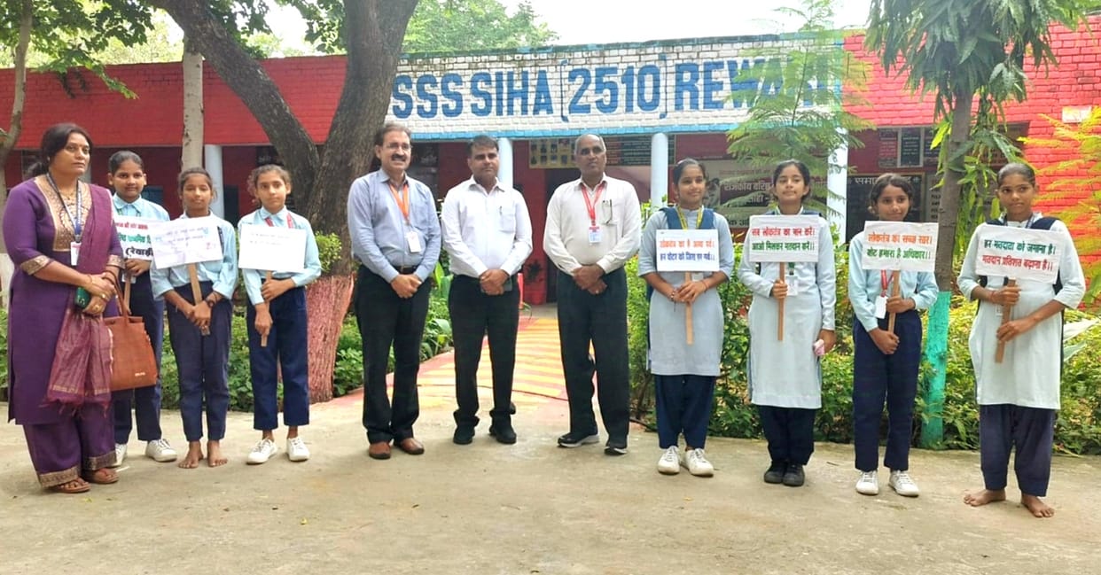 Students made aware about voting