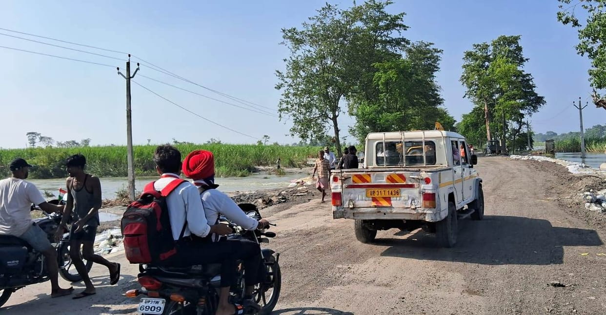 Palia-Bhira route: Buses stopped operating, small vehicles kept running