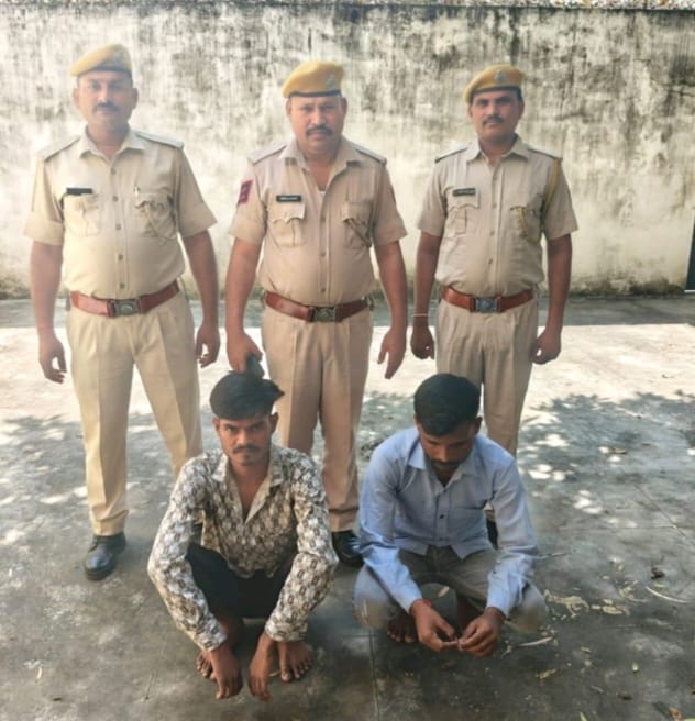Sirohi : Police arrested the accused who were released on bail, had committed robbery one and a half month ago