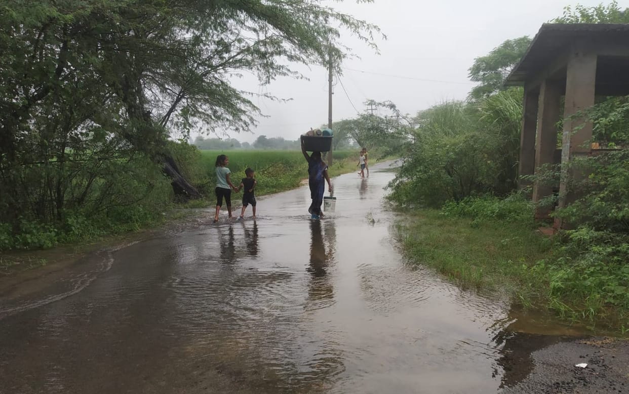 Roads closed due to increased water in rivers, crops also drowned