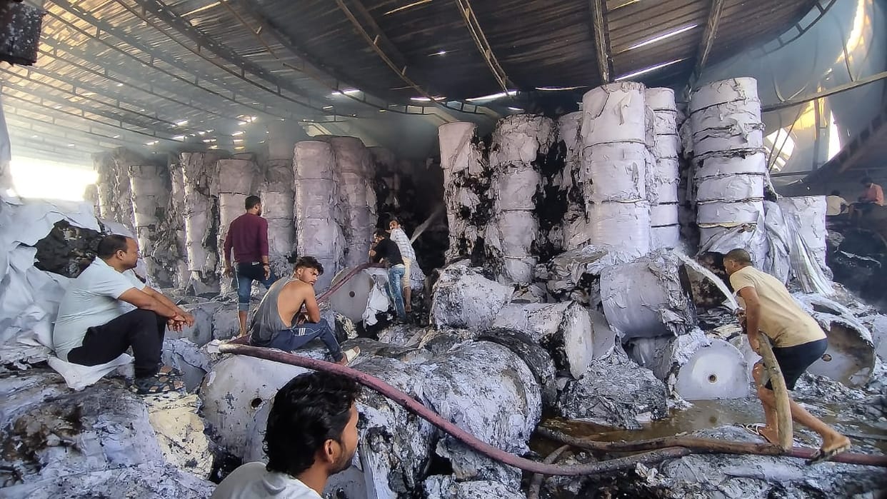Paper mill fire extinguished after 24 hours of effort