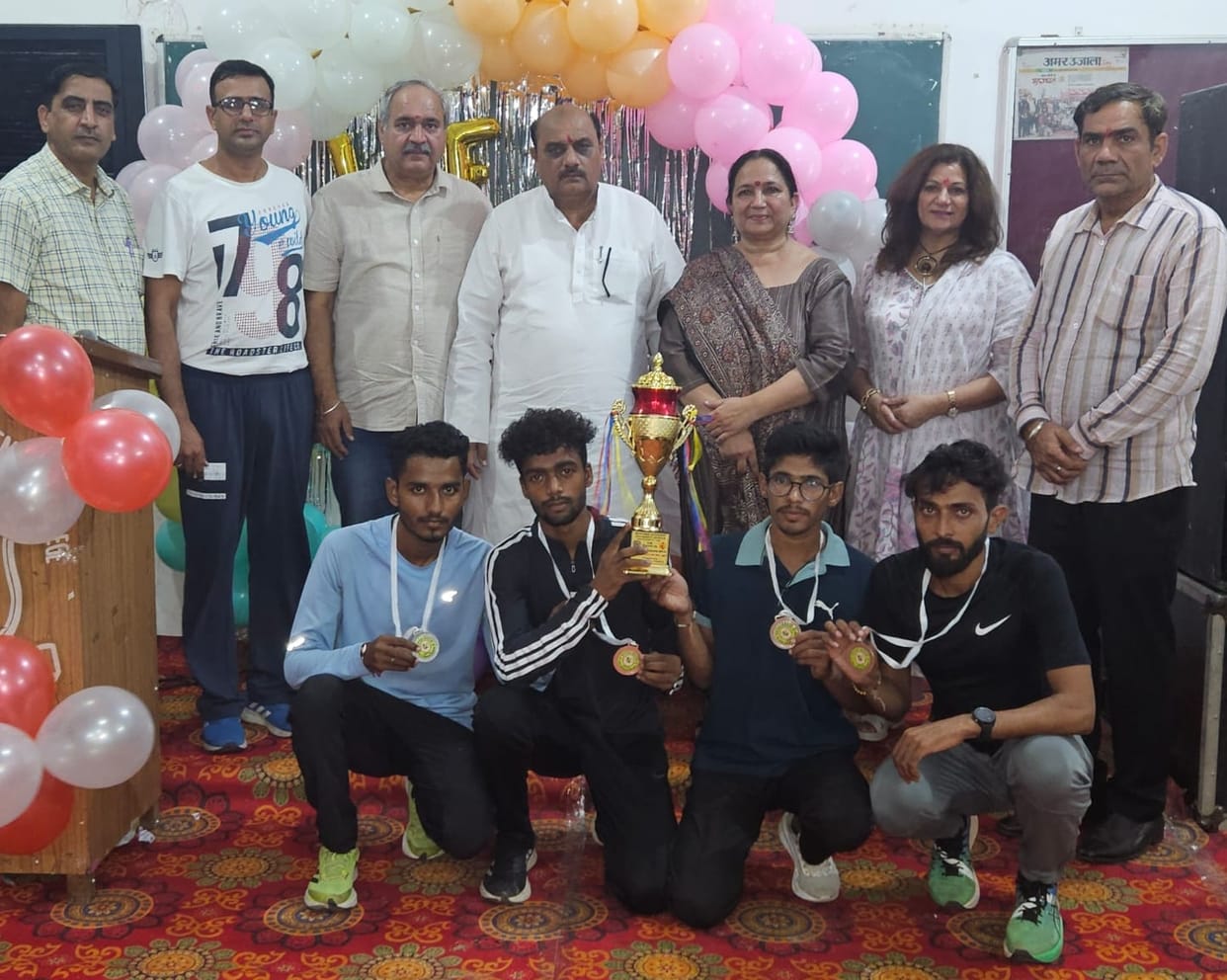 Jat College's excellent performance in Cross Country Championship