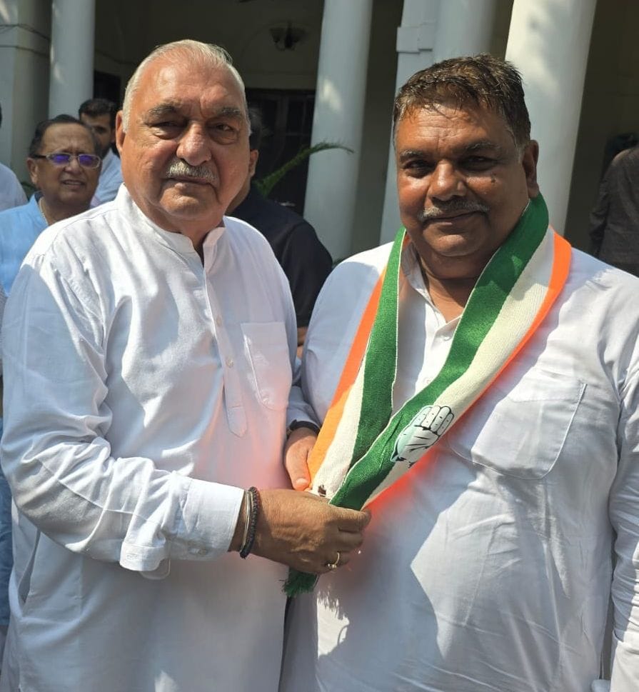 Former minister Choudhary Jagannath's son Jitendra Nath joined Congress