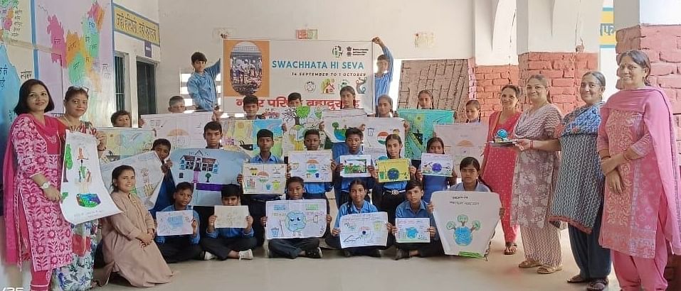 Students showed talent in poster making competition