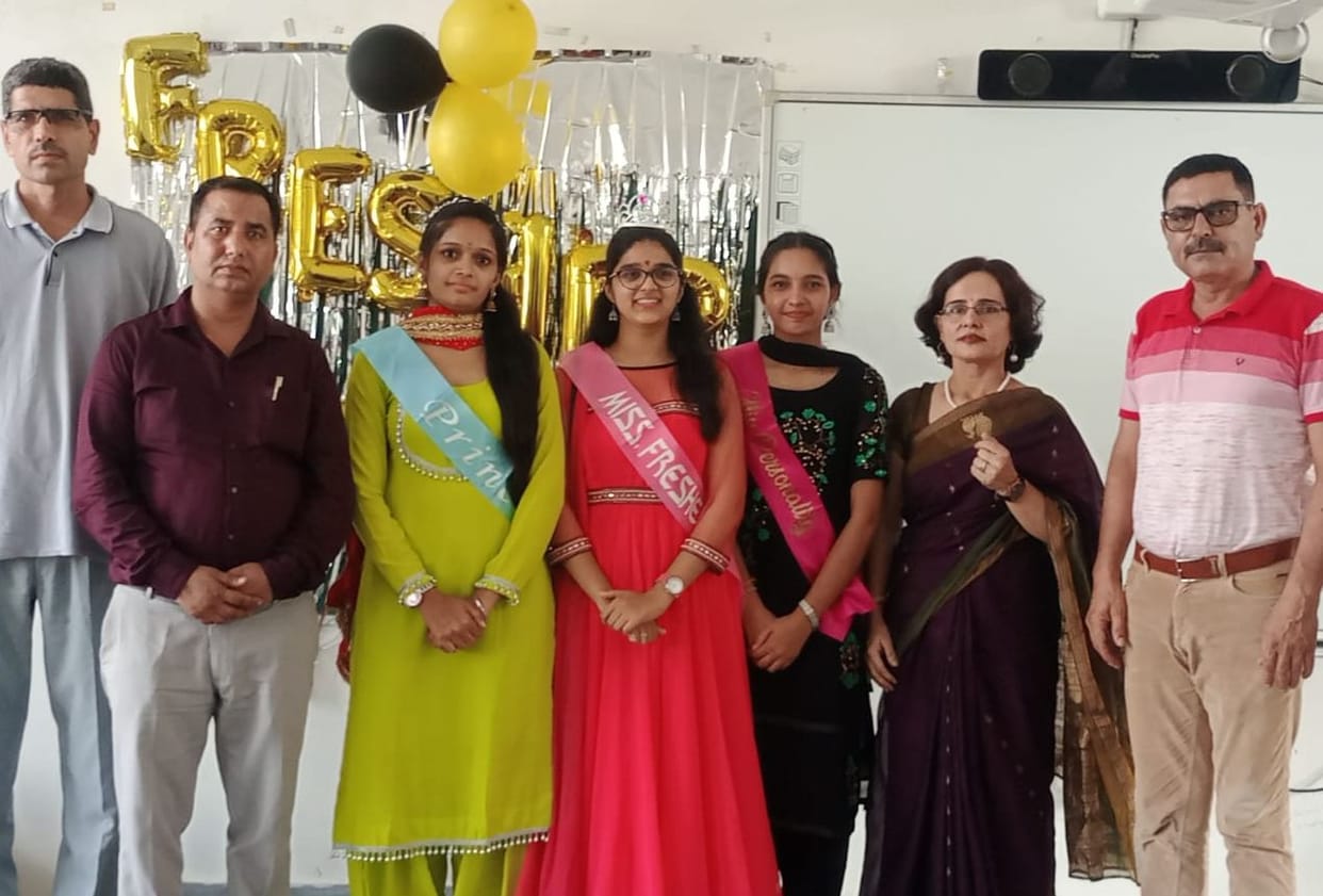 Khushi got first place in Haryanvi poetry singing