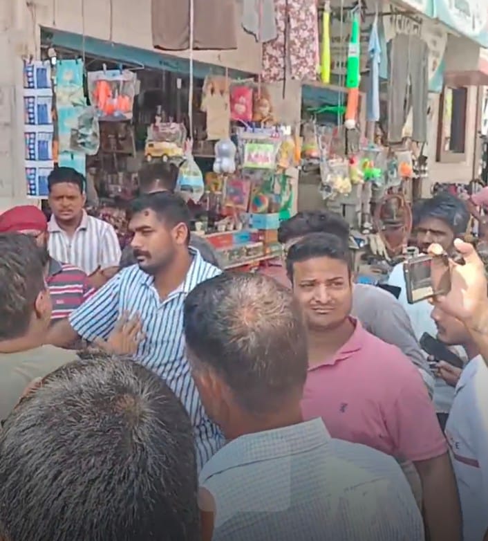 People protested against installation of mobile tower in Rania