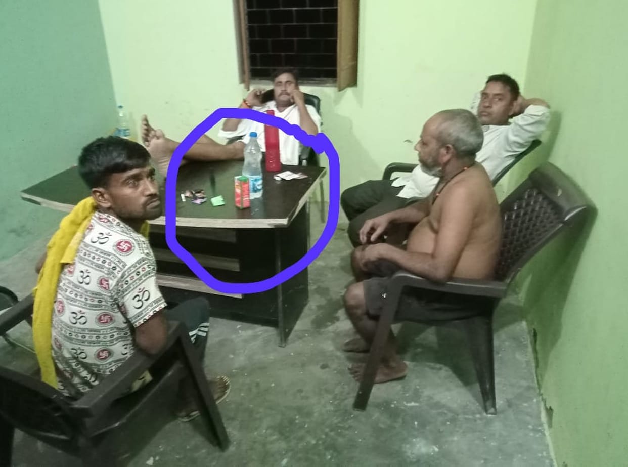 Liquor party in Panchayat Bhawan, BDO demands answers