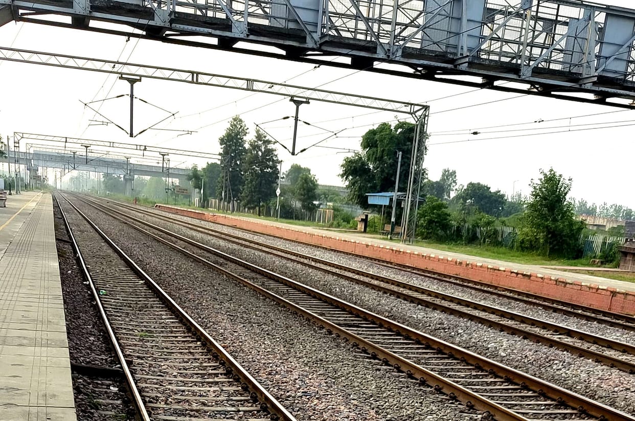 Haridwar News man and woman died after being hit by train mutilated bodies found