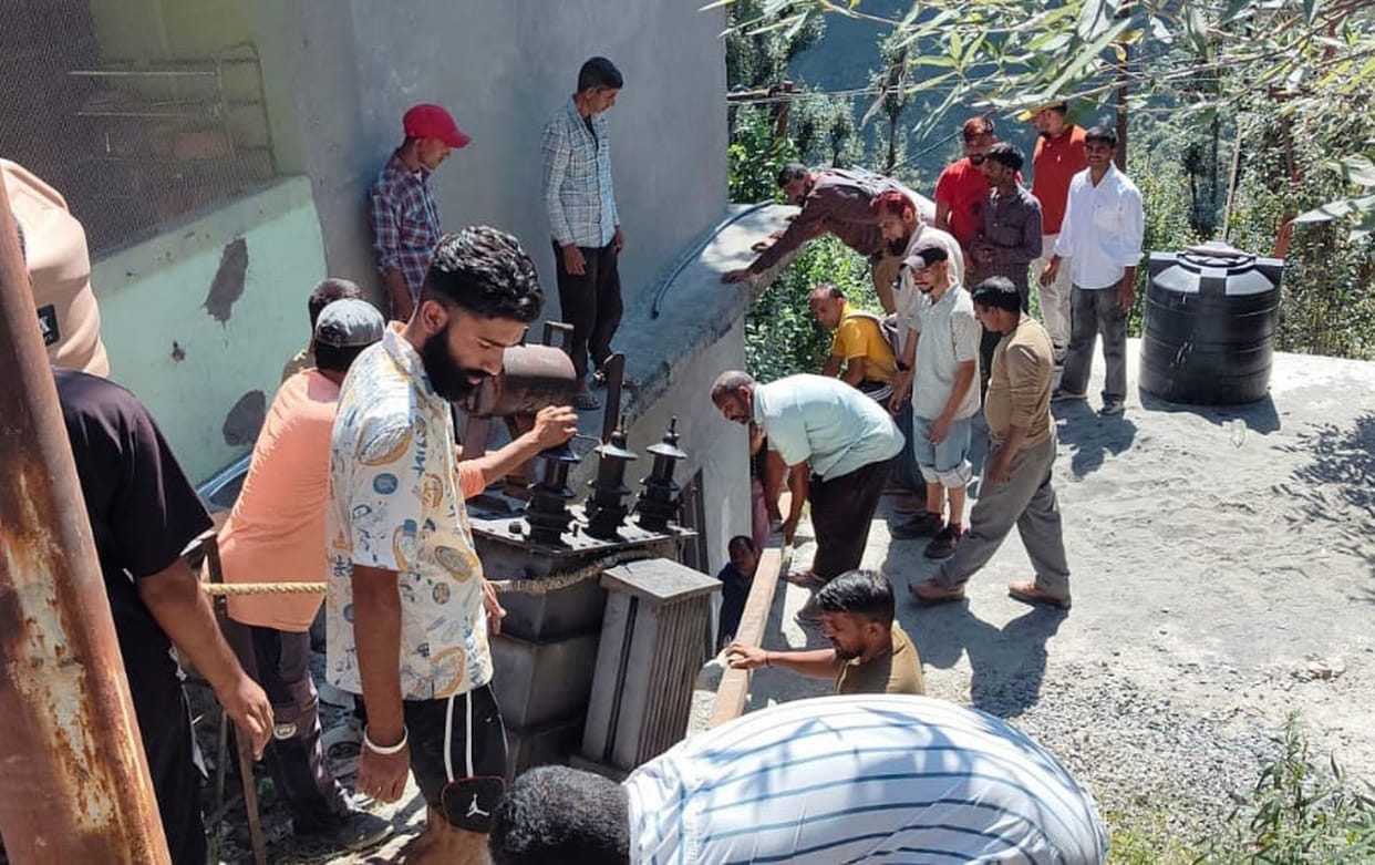 Light dawned in Teesa-2 Panchayat after 13 days
