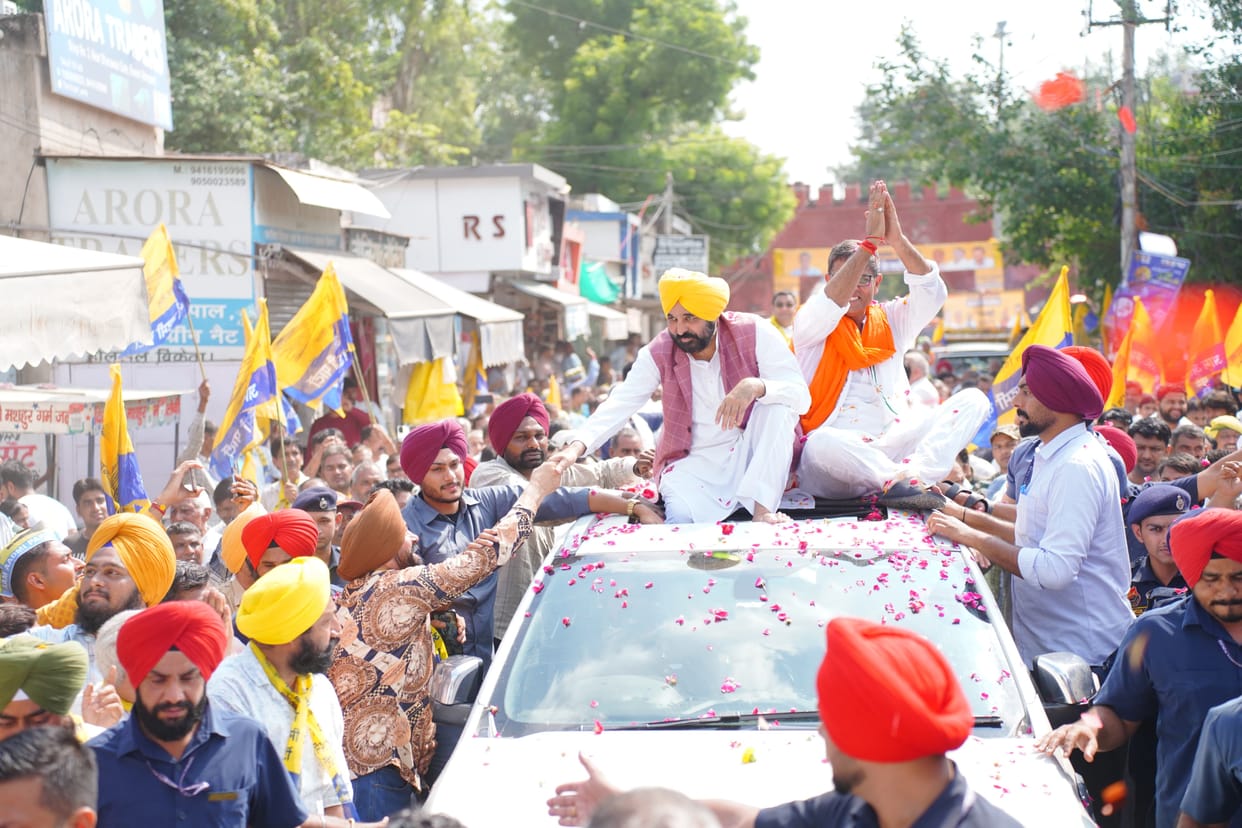 Naib Saini is the third engine, who does not know which track to run on: Bhagwant Mann
