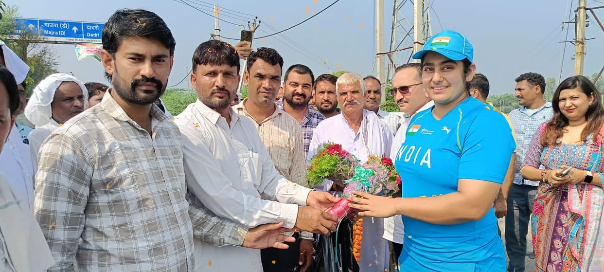 Tamanna won gold medal in shot put