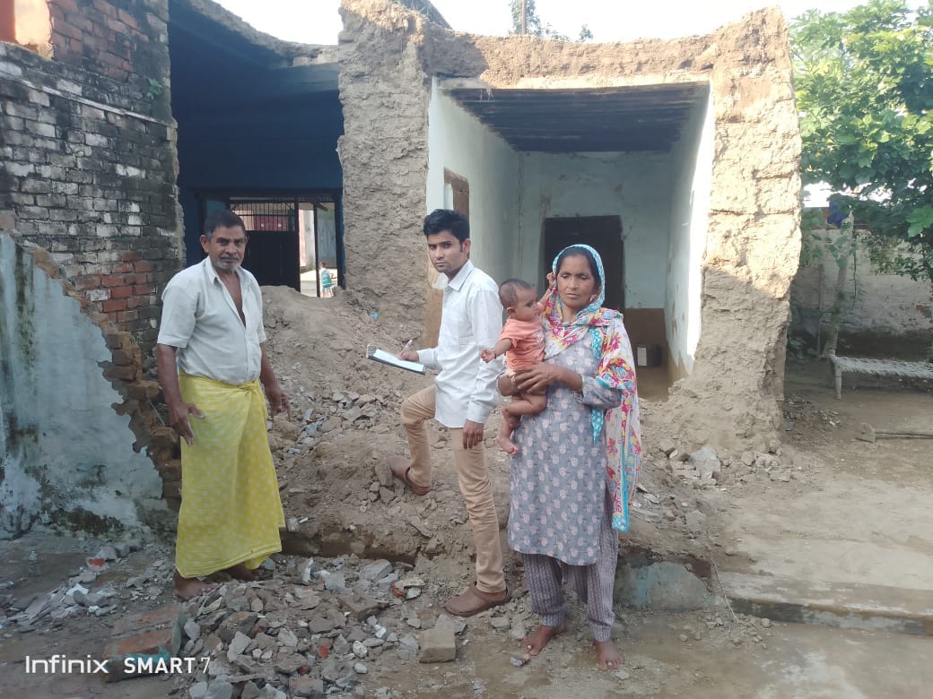 Three houses collapsed in Agouta and Chola area, one injured
