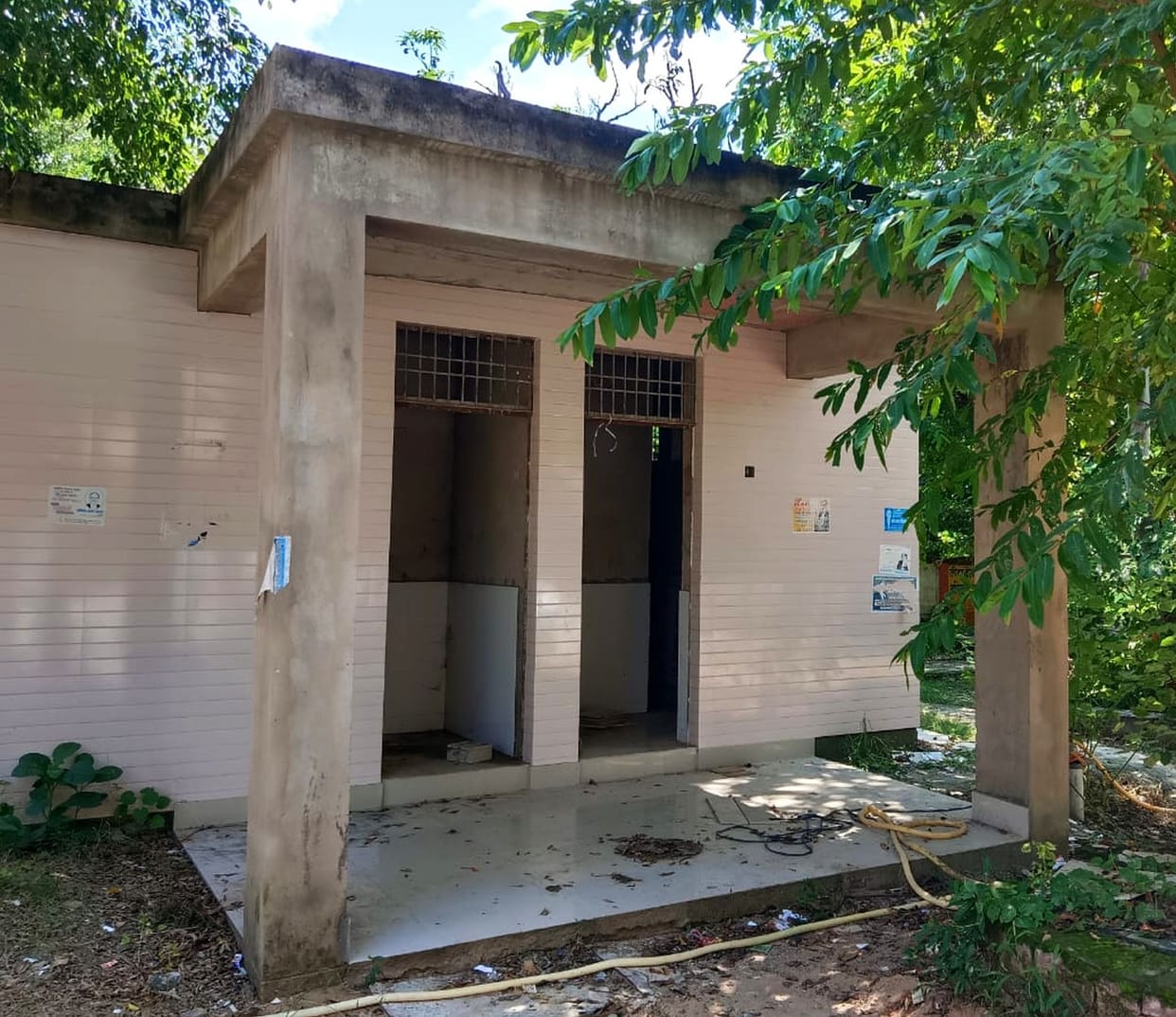 Community toilet remained incomplete for one and a half years