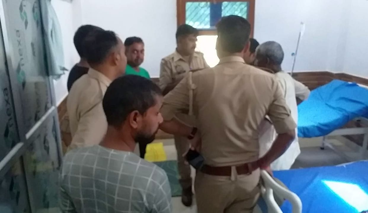 Death of a young man suffering from fever, commotion by family members, vandalism