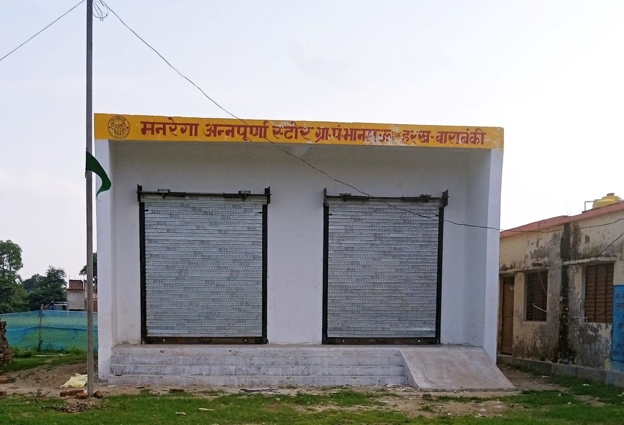 Annapurna store work completed, construction work showing by uploading old photos