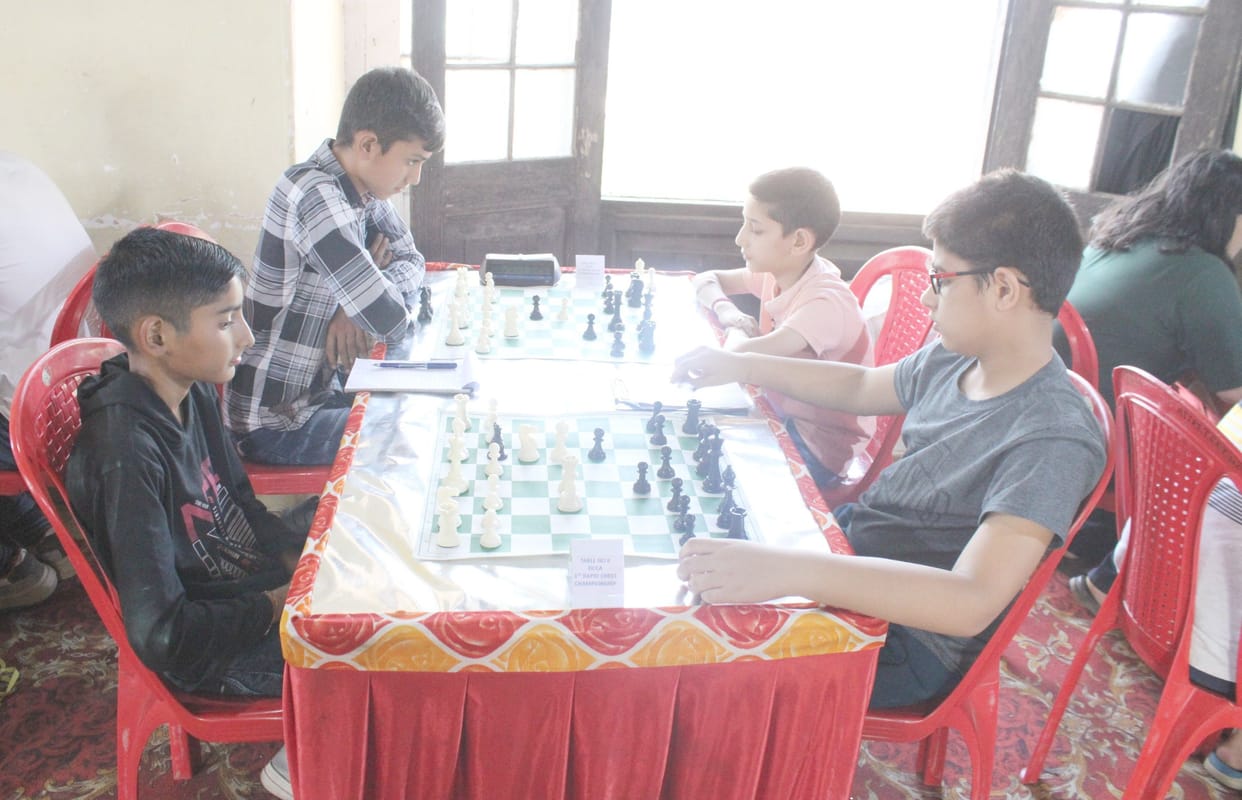 Chess... Shivam topped in open category