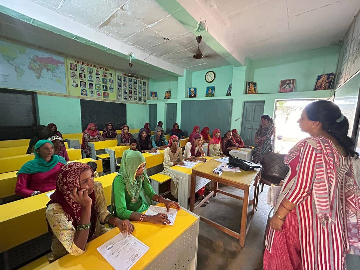 4542 took the exam to become literate, women also remained ahead
