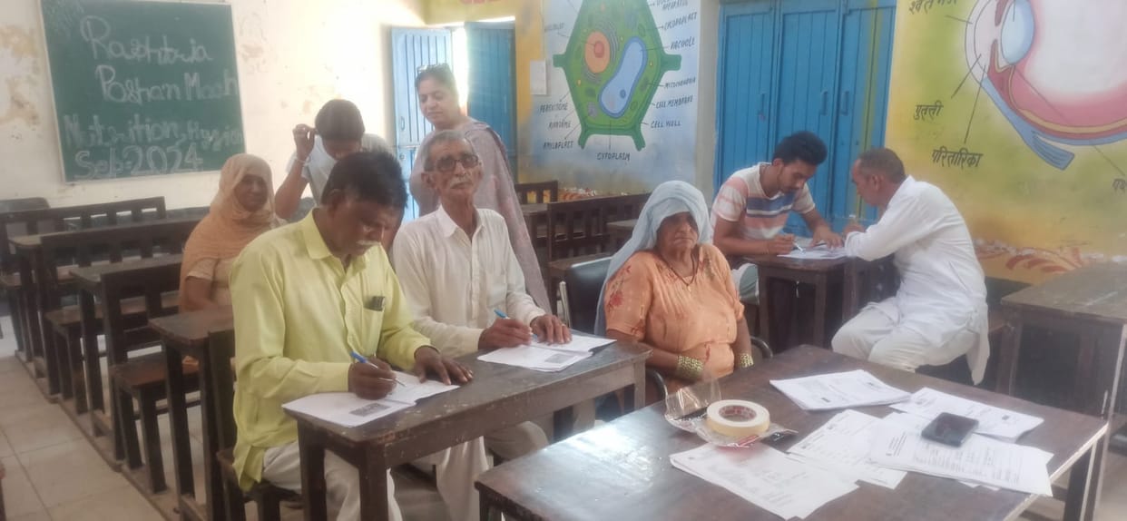10,000 people took the test at 334 centers to become literate