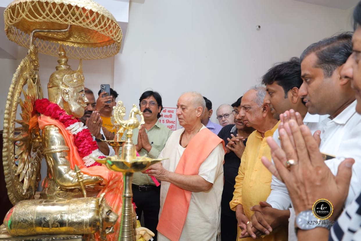 Vijay Kaushal ji inspired to follow the principles of Maharaja Agrasen