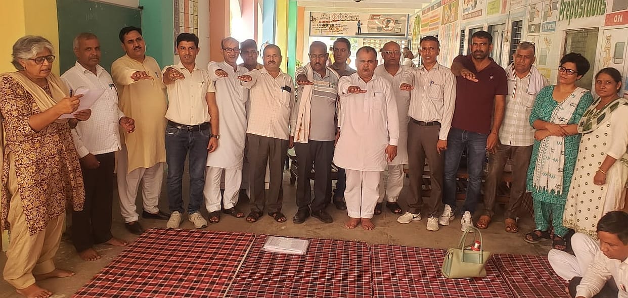 Happy Mor becomes District Head of Haryana School Teachers Association