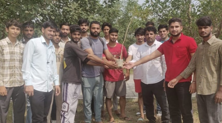 Planted saplings on Haryana Martyrdom Day