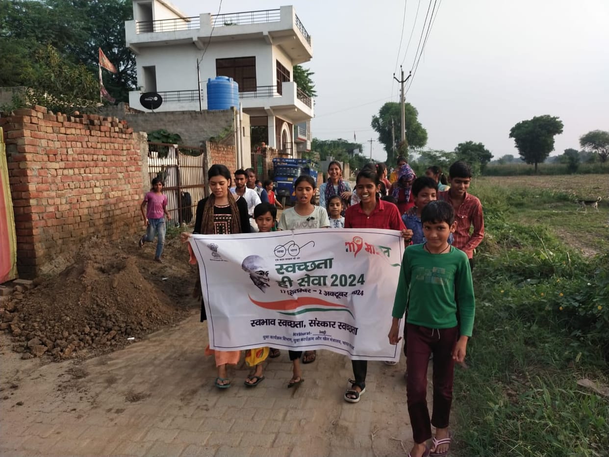 Raised awareness by taking out cleanliness rally