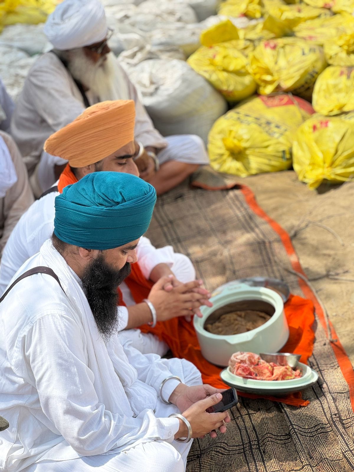 Prayer to stop erosion of Mohana River