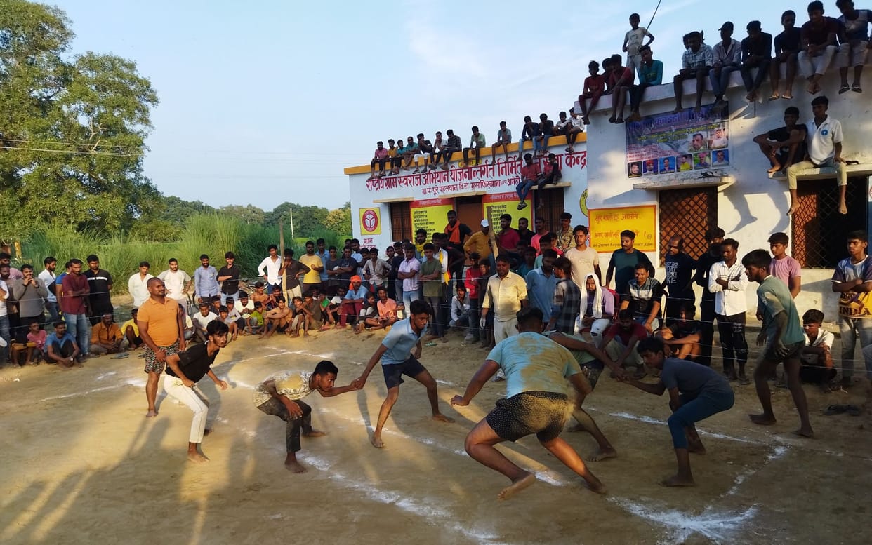 Shadipur team becomes Kabaddi champion