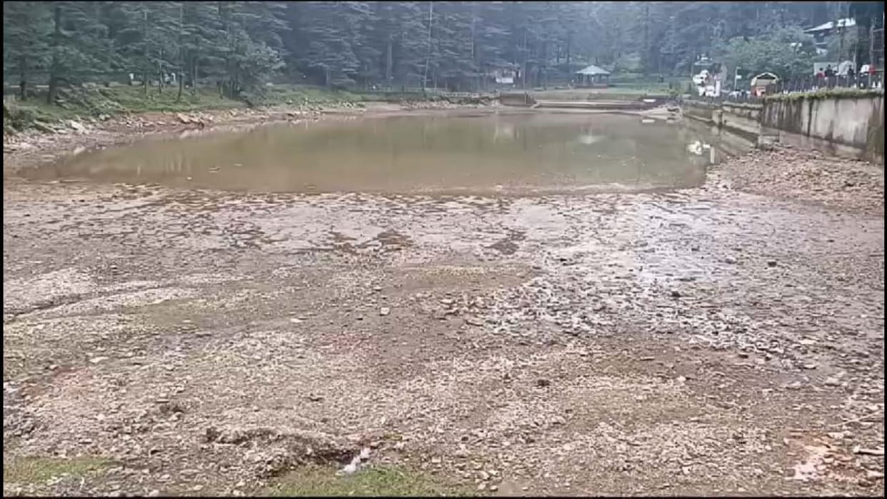 Dal Lake is again on the verge of drying up, fish are also in danger