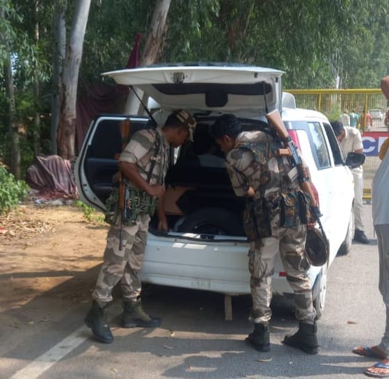 Flag march taken out, vehicles checked