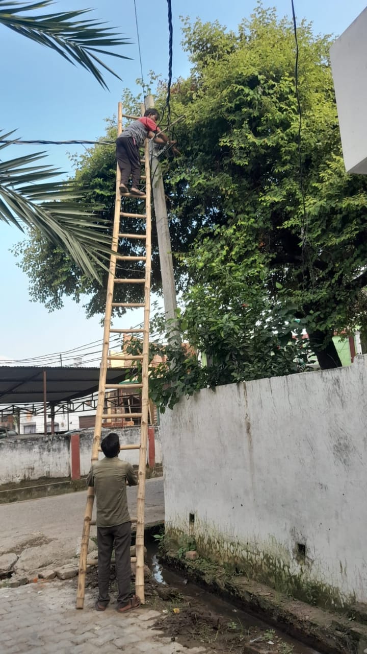 There was power cut throughout the night, no relief even during the day