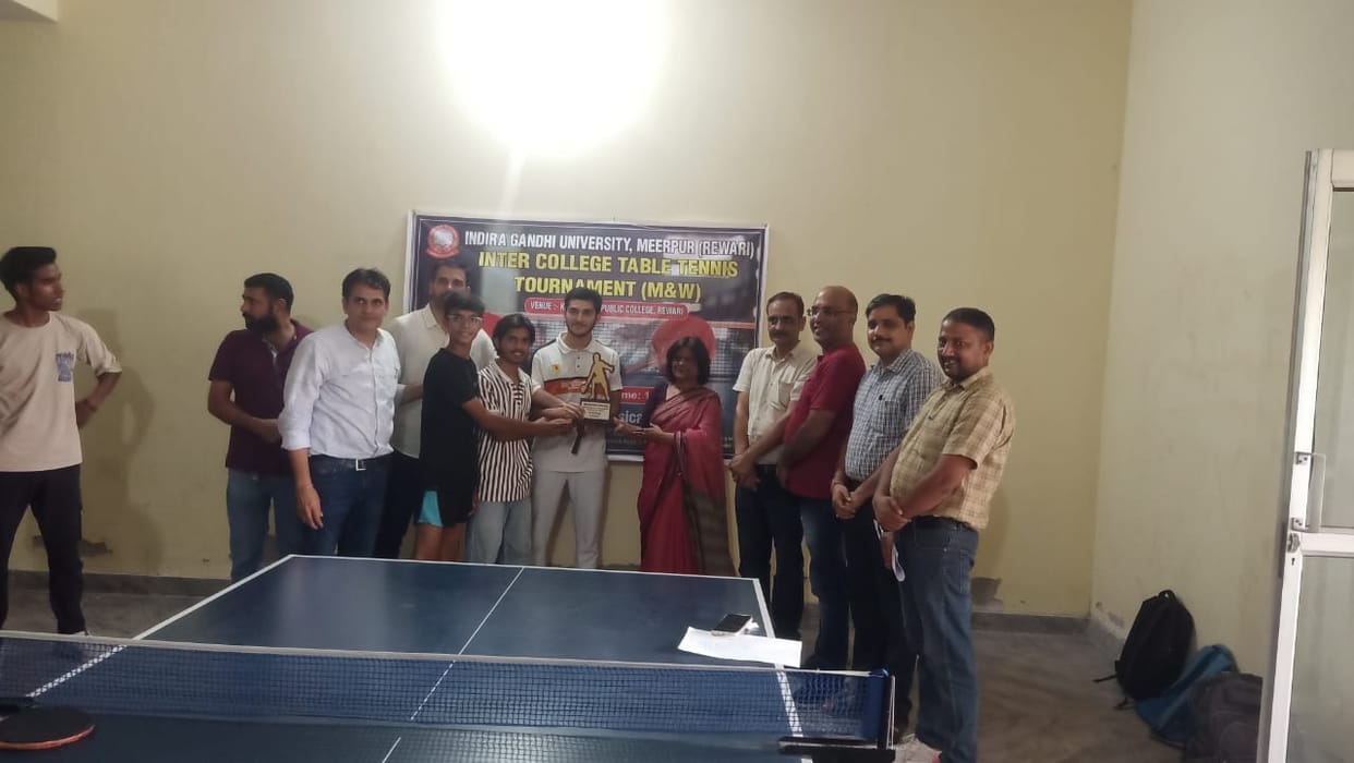 KLP College first in table tennis competition