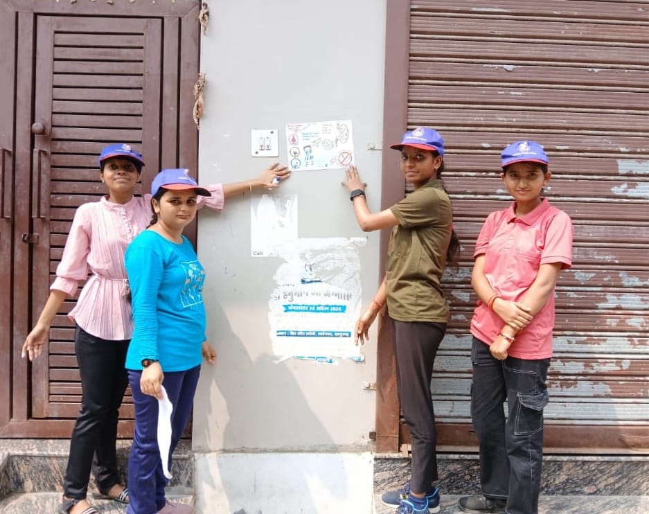 Made people aware about de-warming by putting up posters