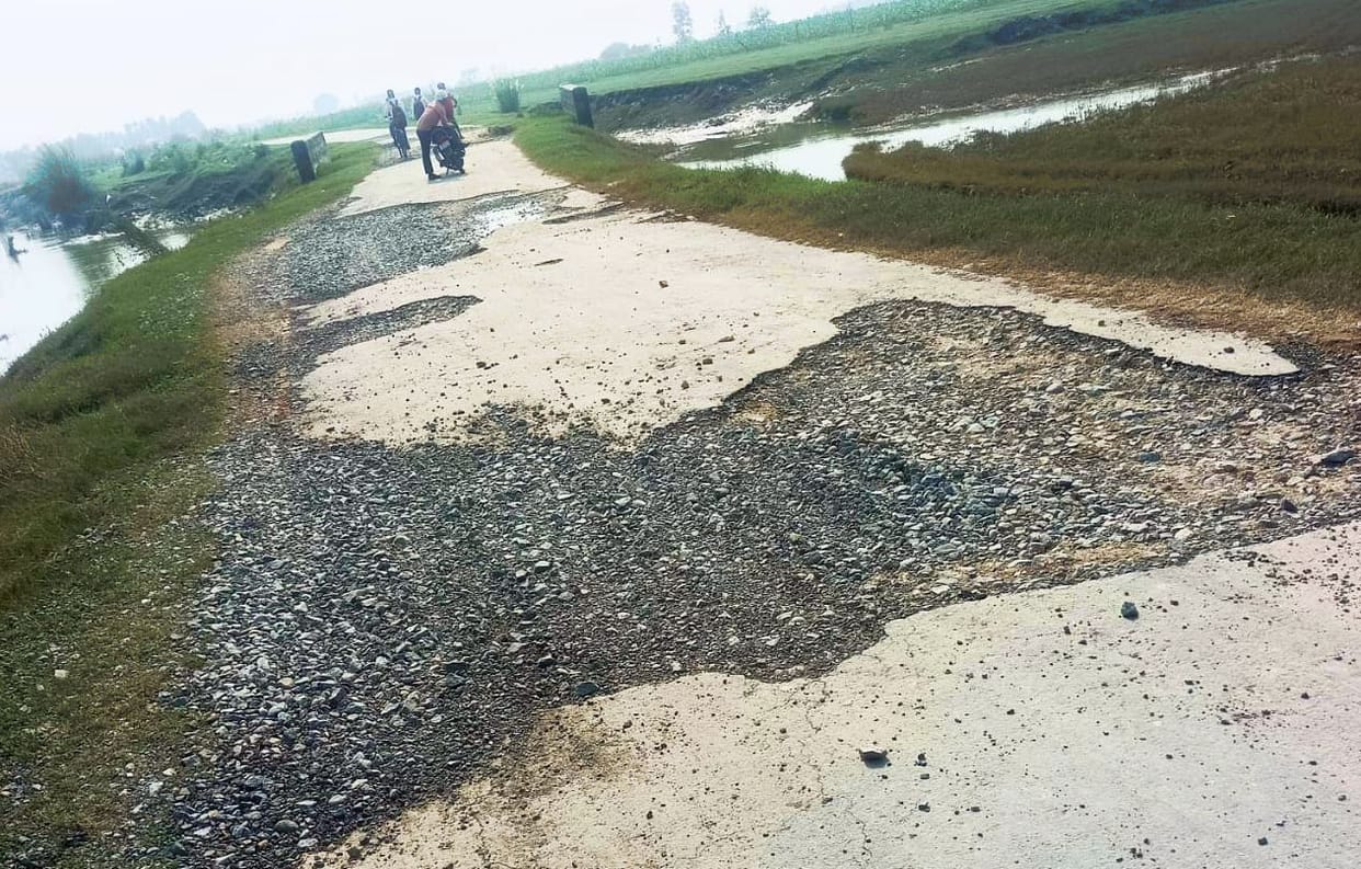 Roads to coastal villages of Ramganga cut off by floods