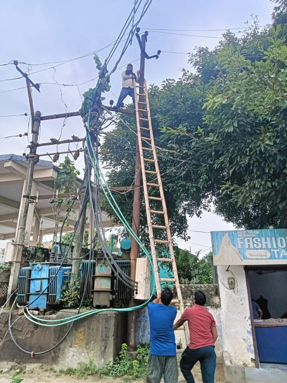 Electricity supply was disrupted in the city due to installation of smart meters