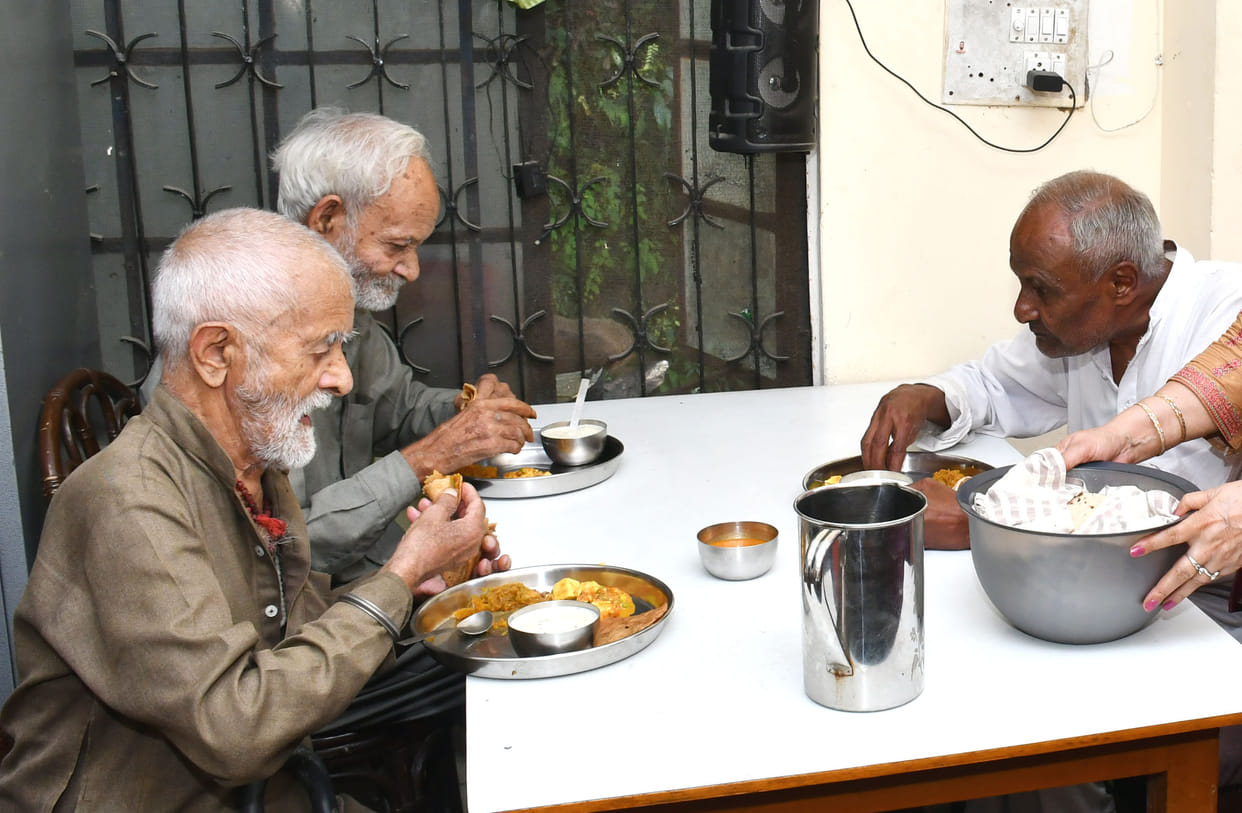 Even if food is available only once, respect and peace are necessary