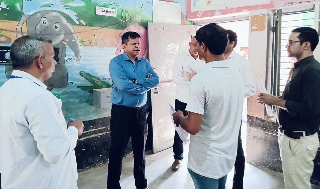 Inspected critical booths of Uchana assembly constituency