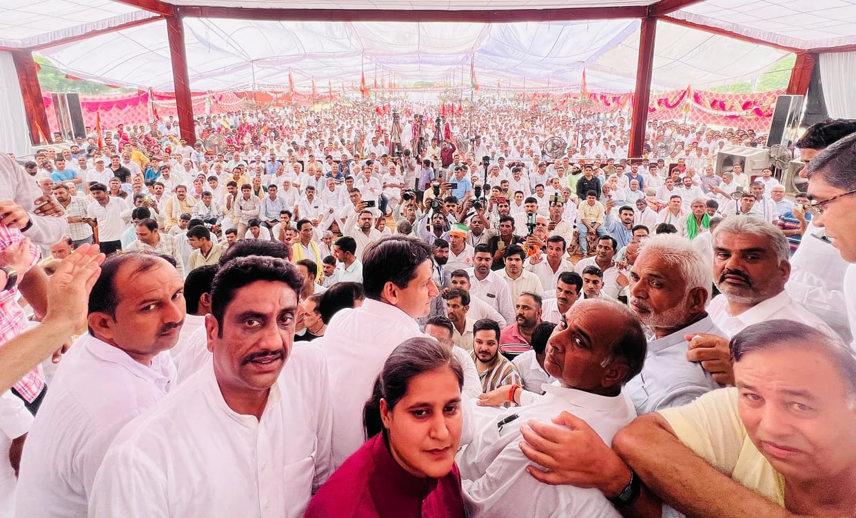 Time has come to teach a lesson to those who killed 750 farmers and dragged their sisters and daughters on the streets of Delhi: Deependra Hooda