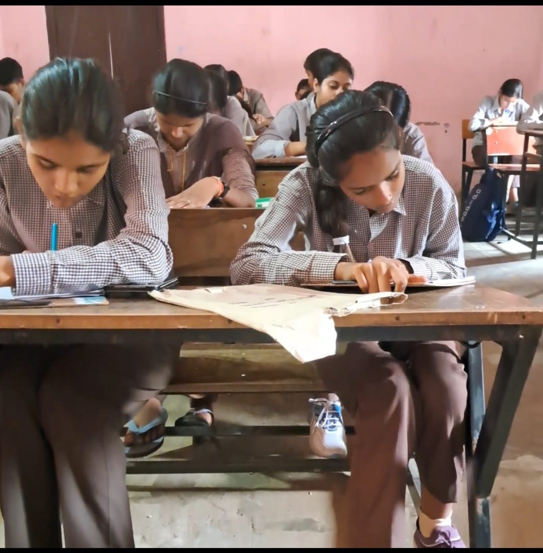 Half yearly examinations held under strict supervision