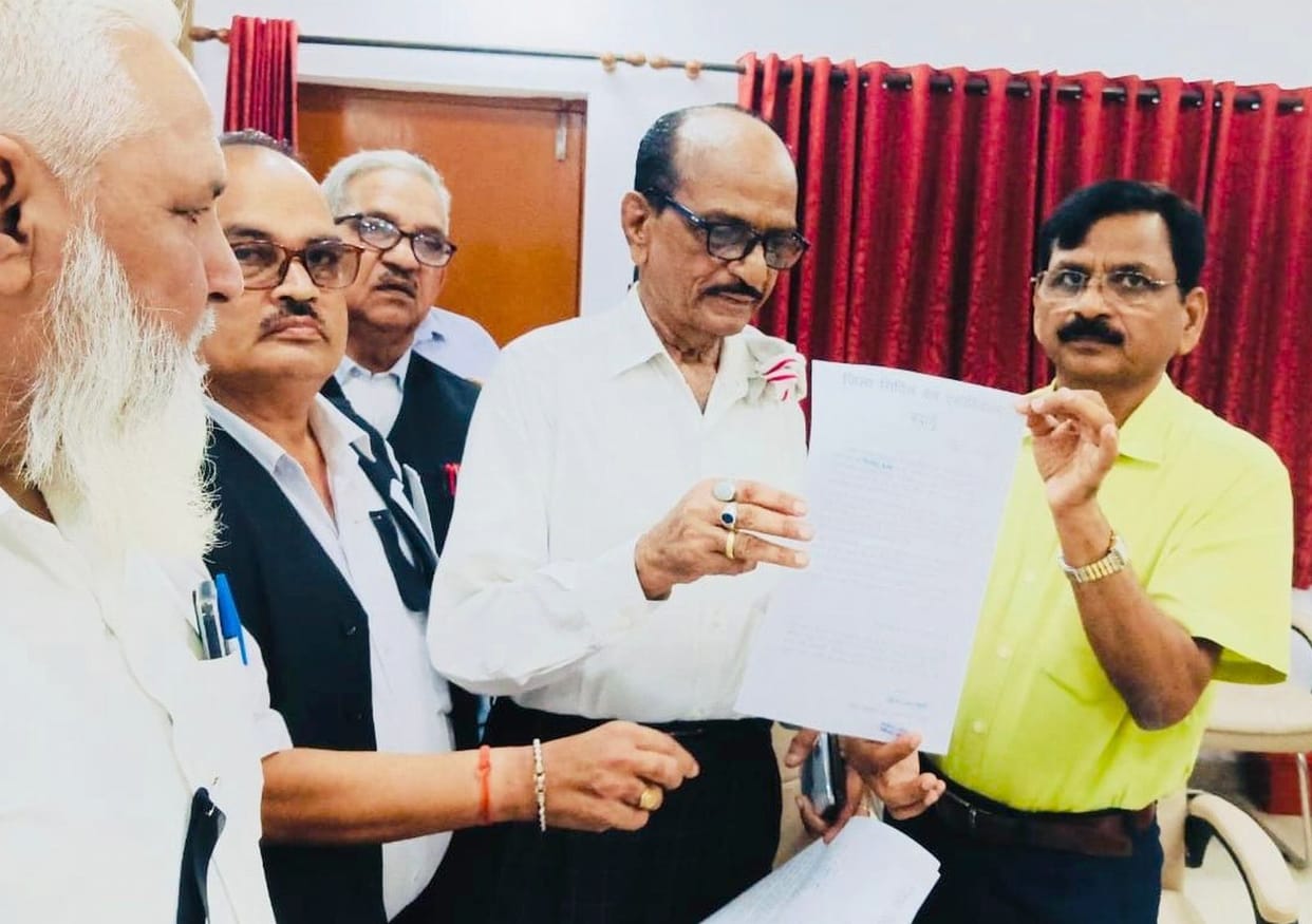 Advocates protested by wearing black bands, gave memorandum