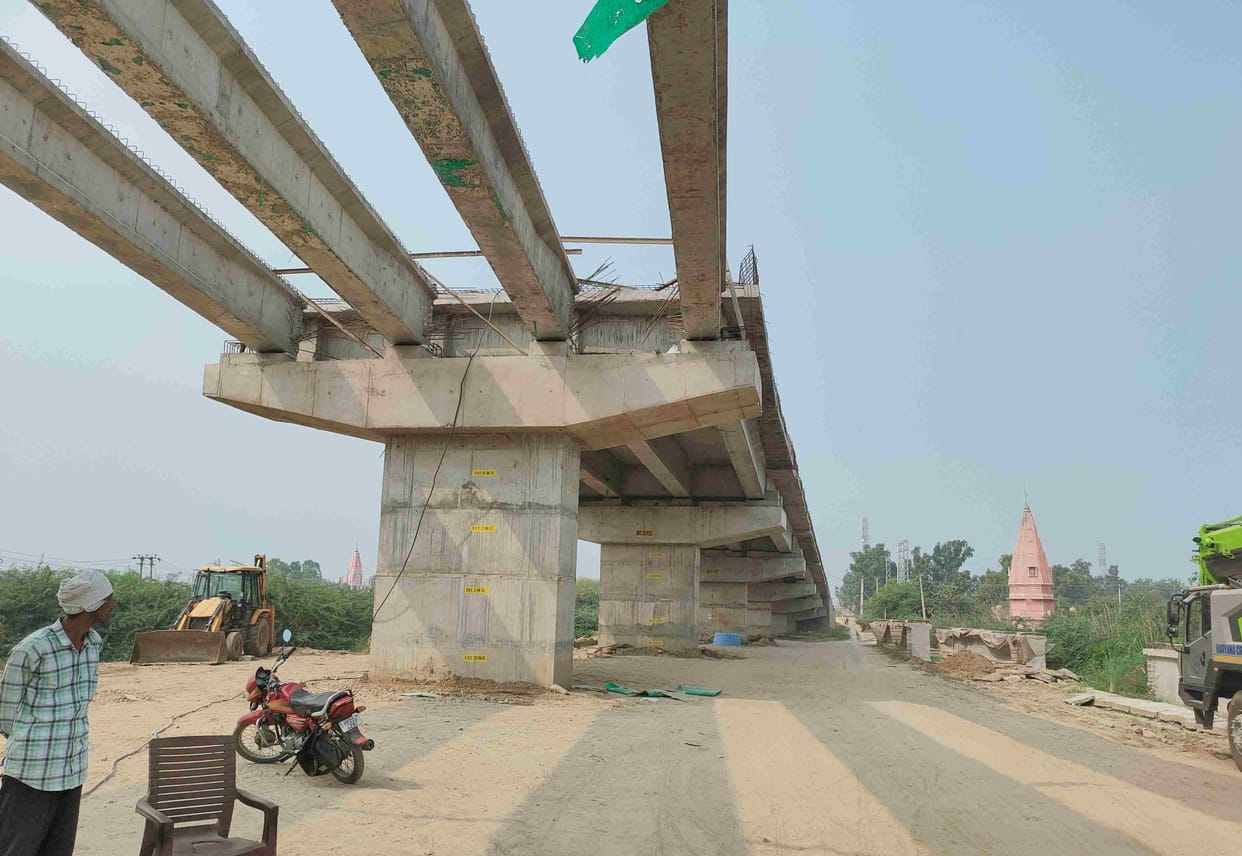Date after date... Will have to wait for ROB now, 25 percent work of South Bypass ROB left, deadline 30 October