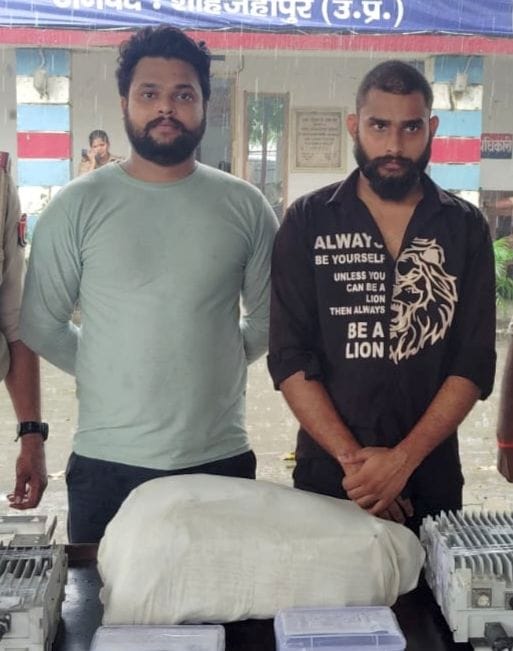When the company fired him, the brothers started stealing equipment from the mobile tower