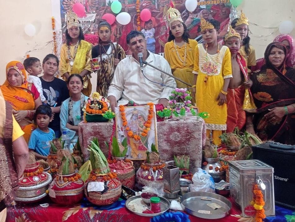 Bhagwat Katha in Rajan Pana Paras Village