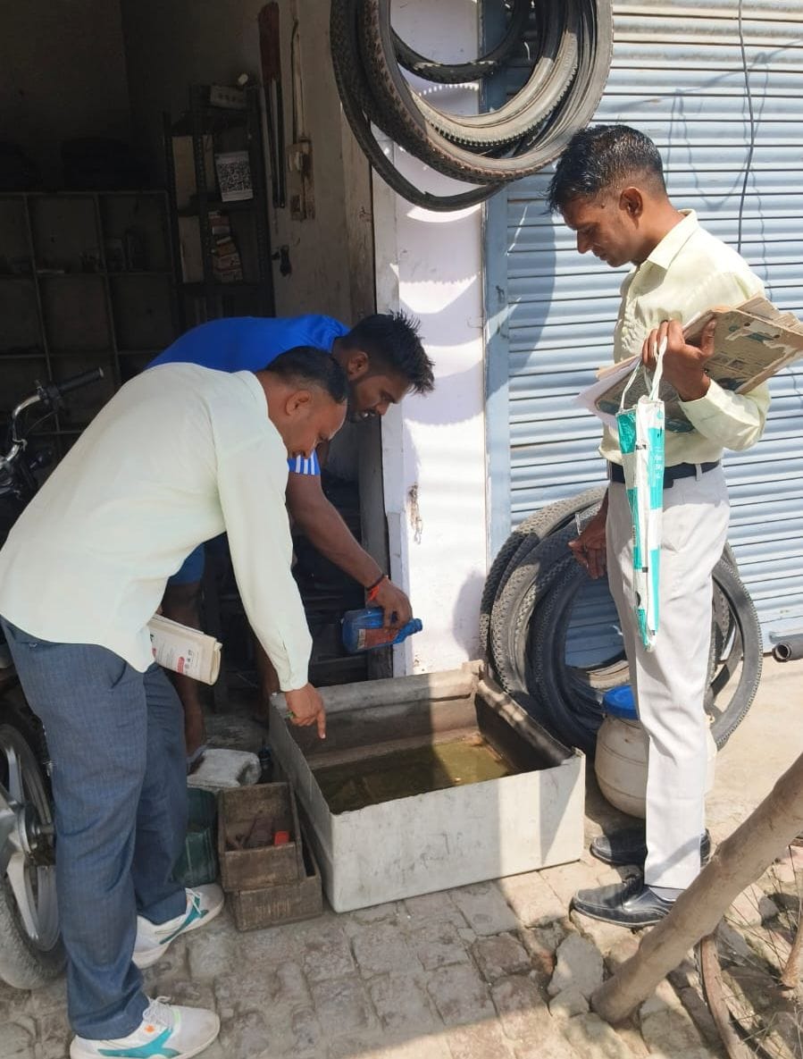 Eight dengue patients found including the wife of a tubewell operator living in the civil hospital premises
