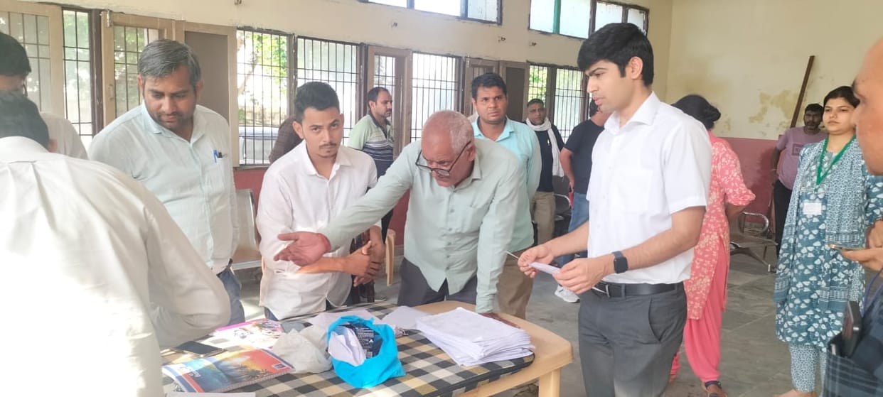 District Election Officer inspected the strong room