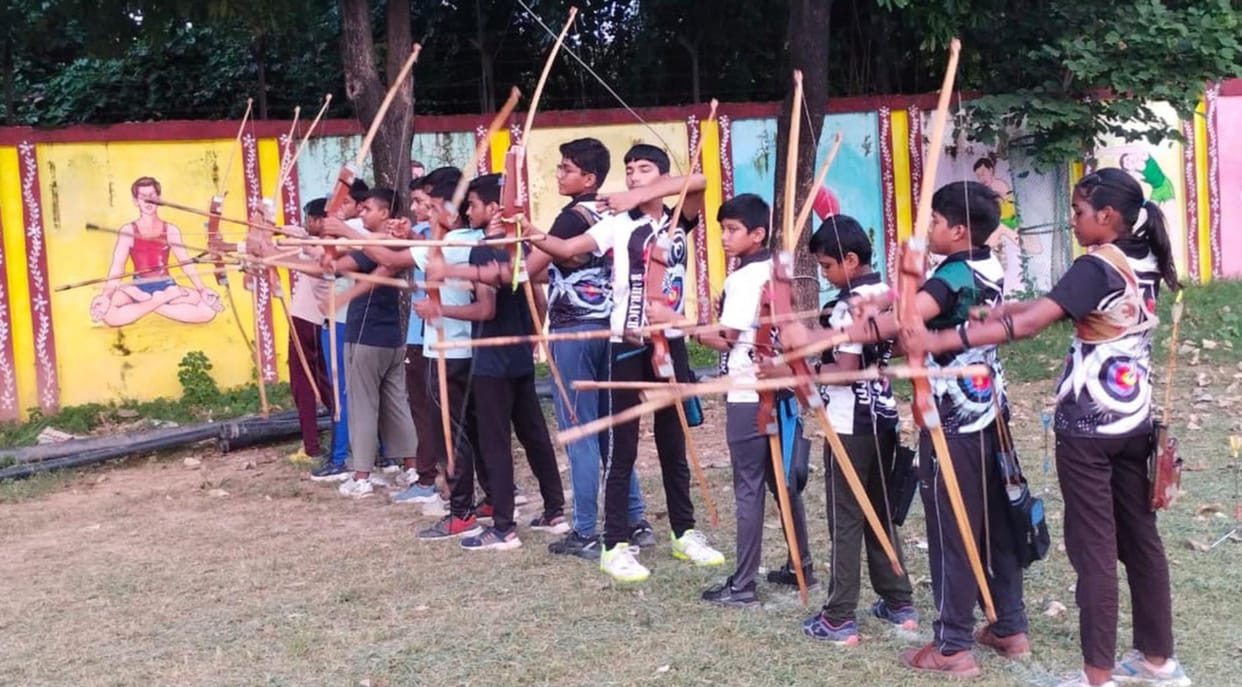 Players performed brilliantly in archery