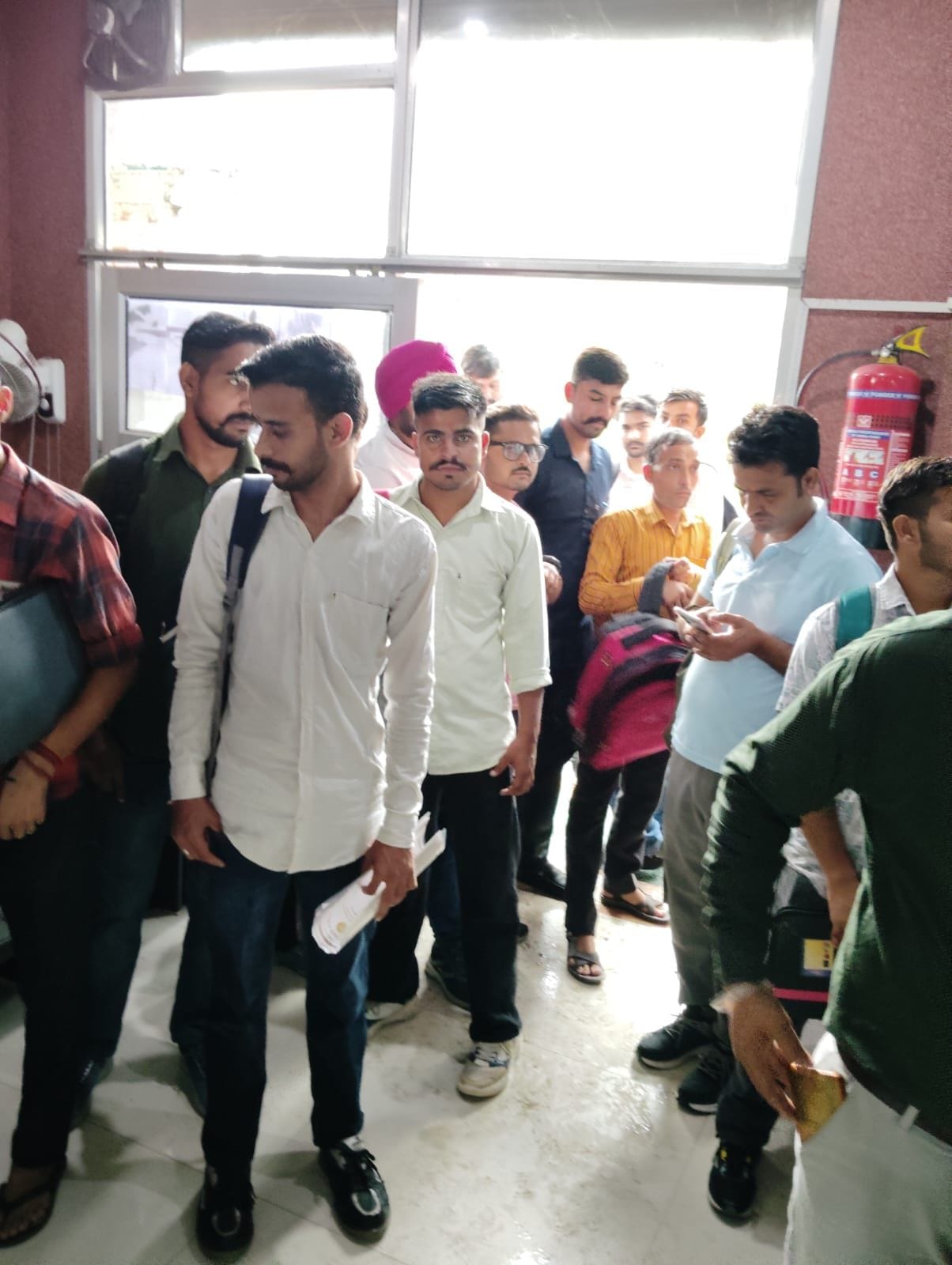 145 applicants appeared for the test to become pump operators, 78 were absent