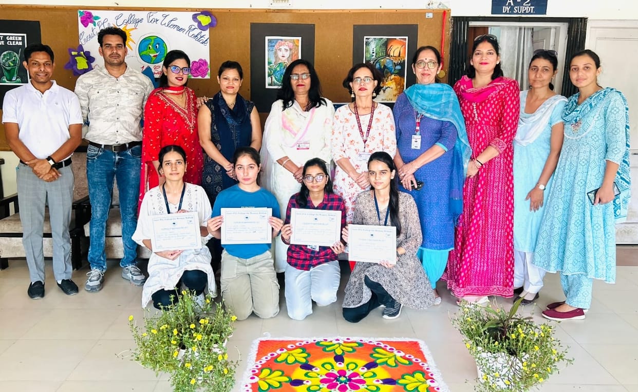 Disha first in poster making, Kashish second