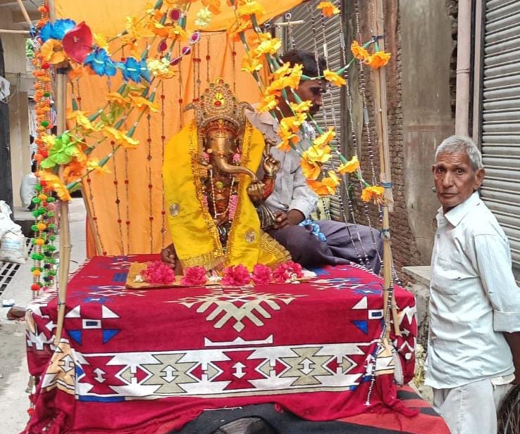 The historic Ramlila fair started with Ganesh Puja and procession